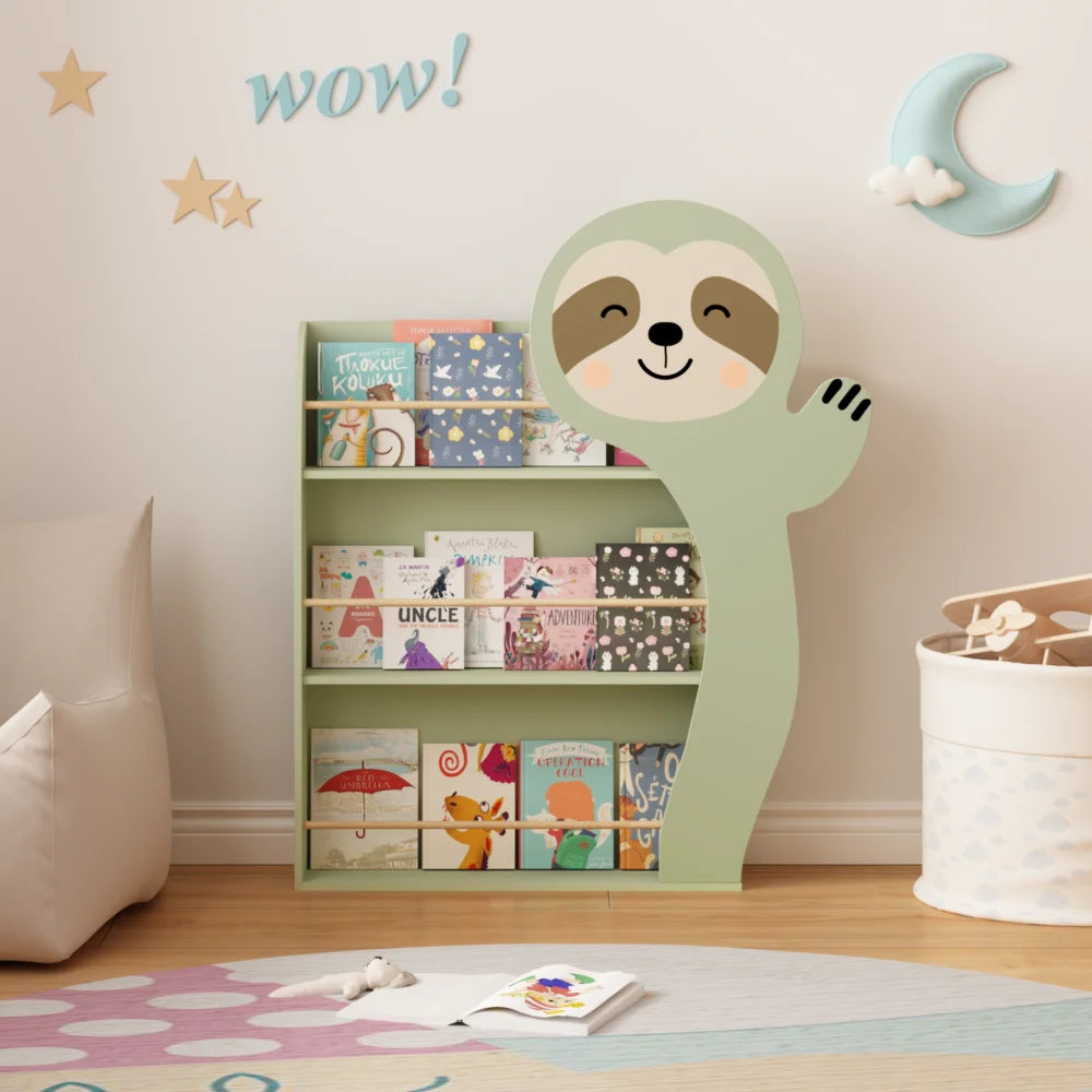 Sloth Kids Bookshelves