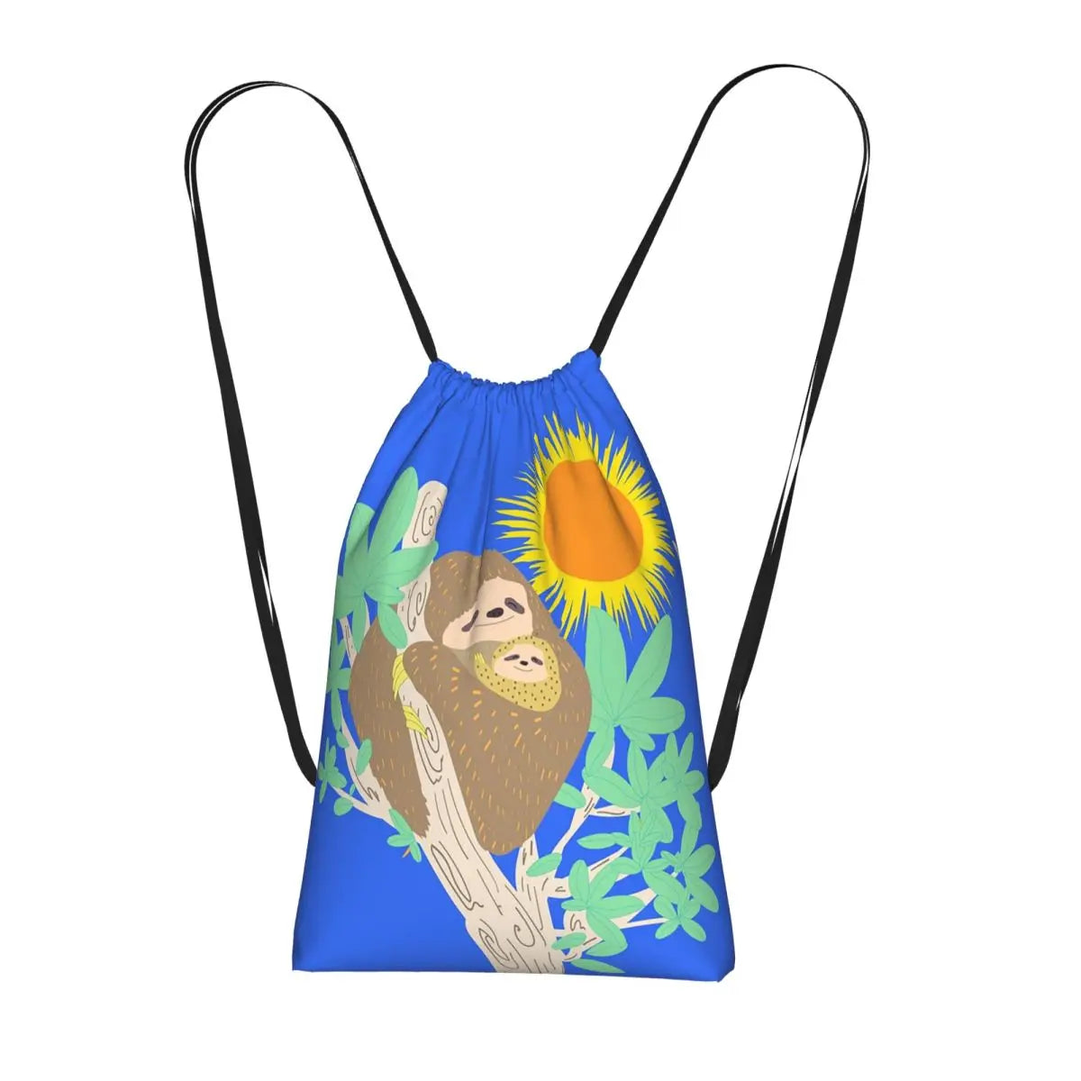 Sloth With Baby Sloth On Branch Backpack