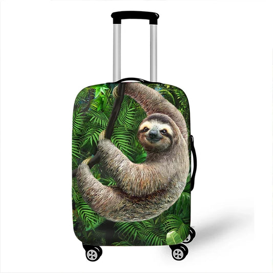 Sloth Print Luggage Cover