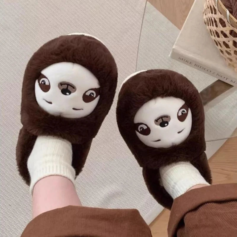 Sloth Soft Plush Anti-Slip Slippers product photo 2
