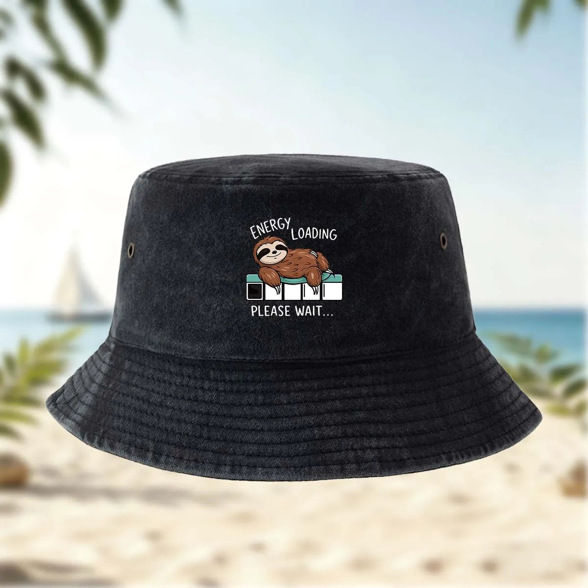 Energy Loading Sloth Bucket Hat product photo 3