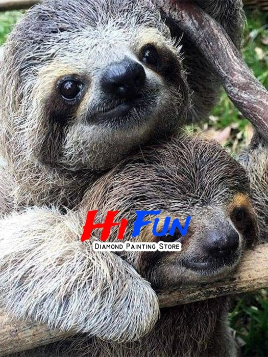 Sloth Diamond Art Kit
