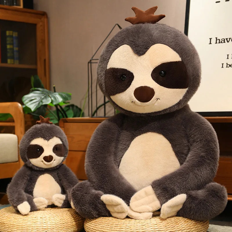 Fluffy Sloth Plush Toy