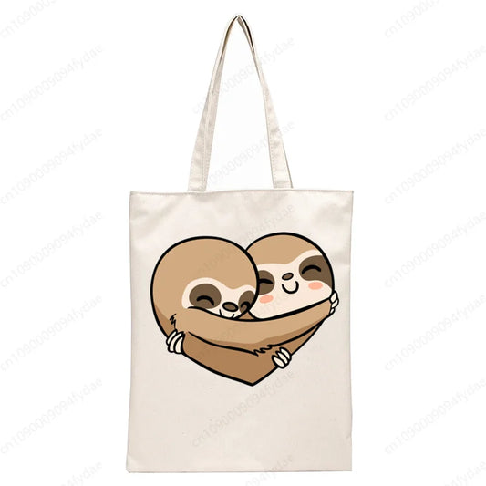 Hugging Sloths Tote Bag