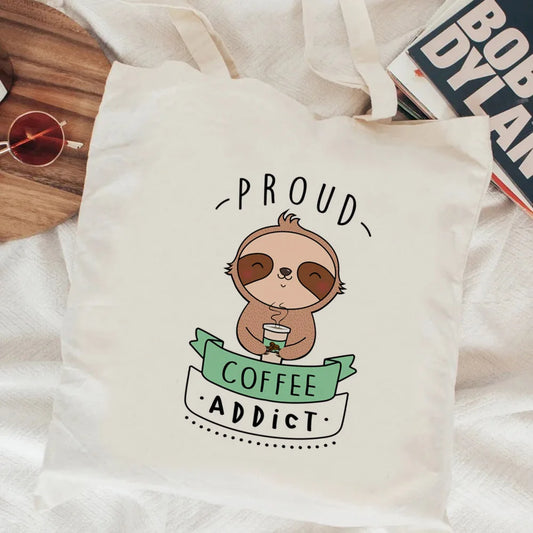 Proud Coffee Addict Tote Bag