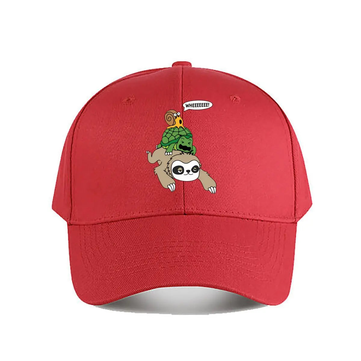 WHEEEEEE Sloth, Turtle & Snail Baseball Cap