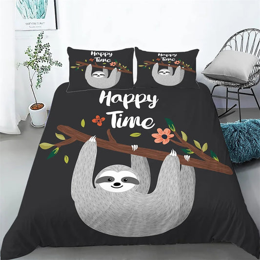 Sloth Duvet Cover Set