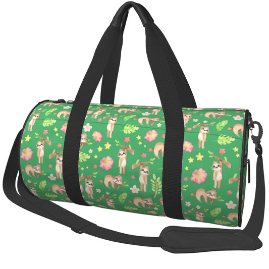 Sloth Green Sports Bag