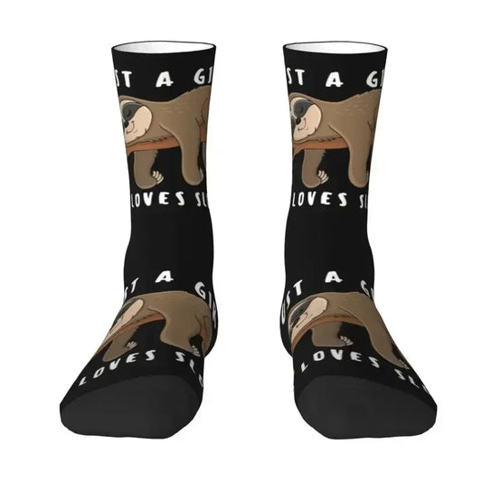 Just A Girl Who Loves Sloths Socks