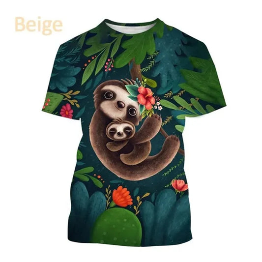 Sloth Graphic T-Shirt