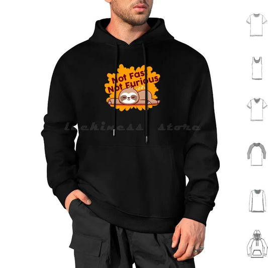 Not Fast Not Furious Sloth Hoodie product photo 1