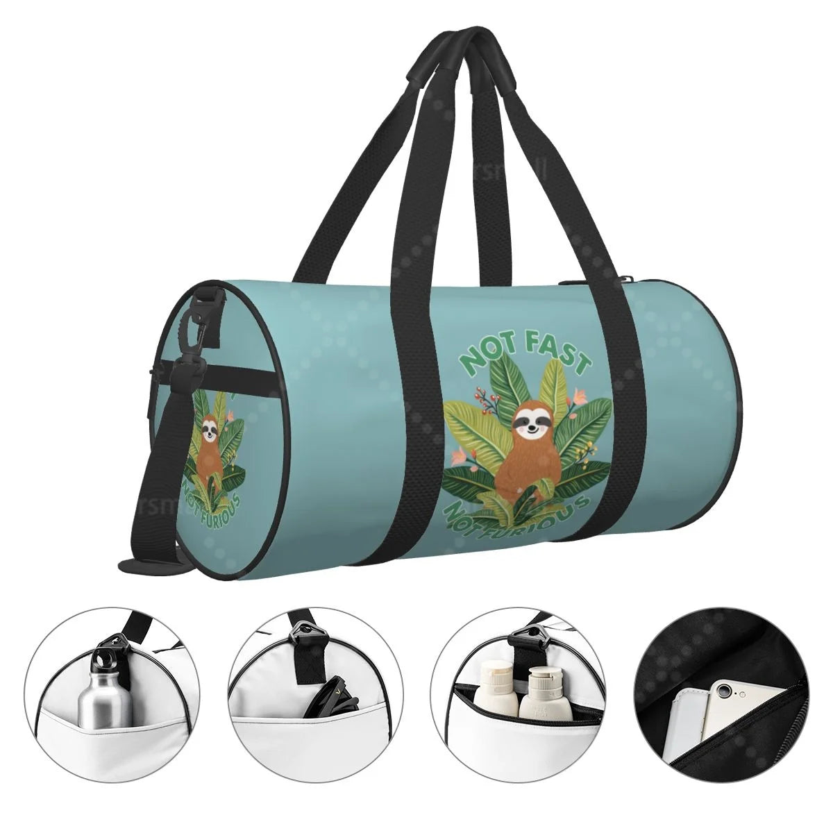 Not Fast Not Furious Sloth Travel / Gym Bag