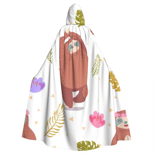 Sloth Adult Hooded Cloak Cape