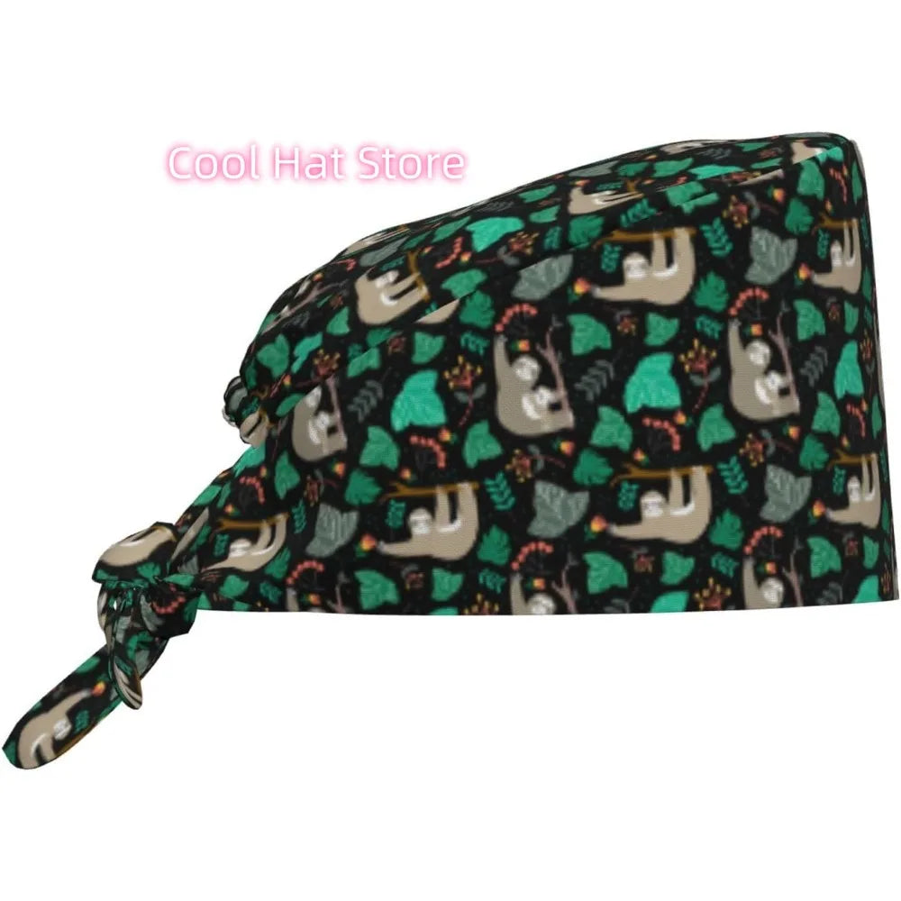 Sloth Scrub Hat