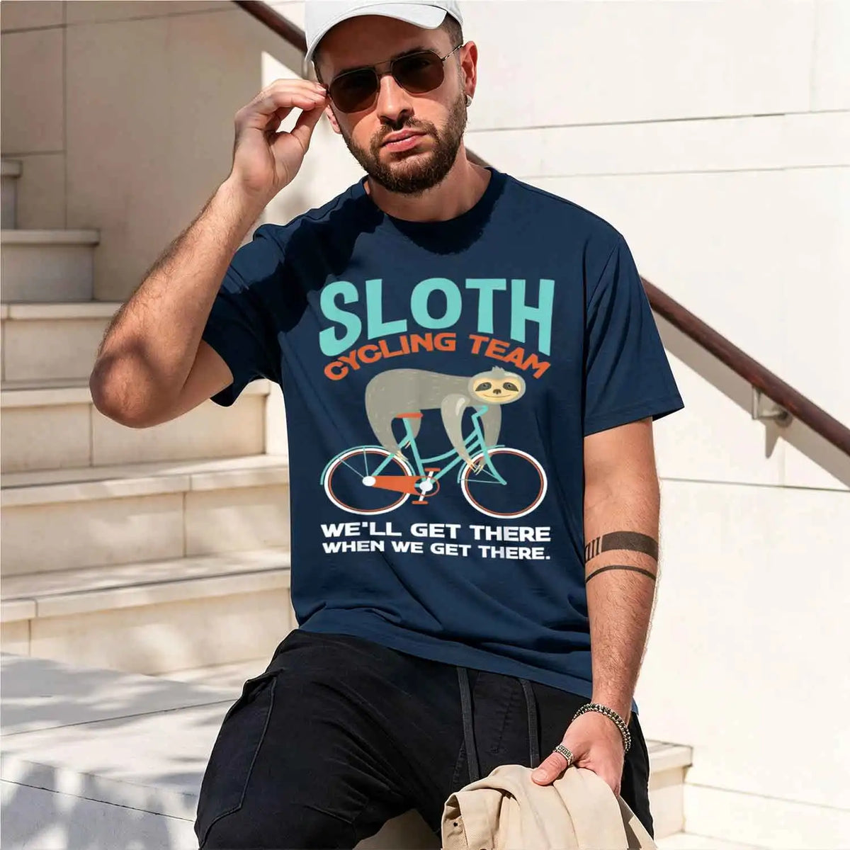 Sloth Cycling Team Sloth T-Shirt