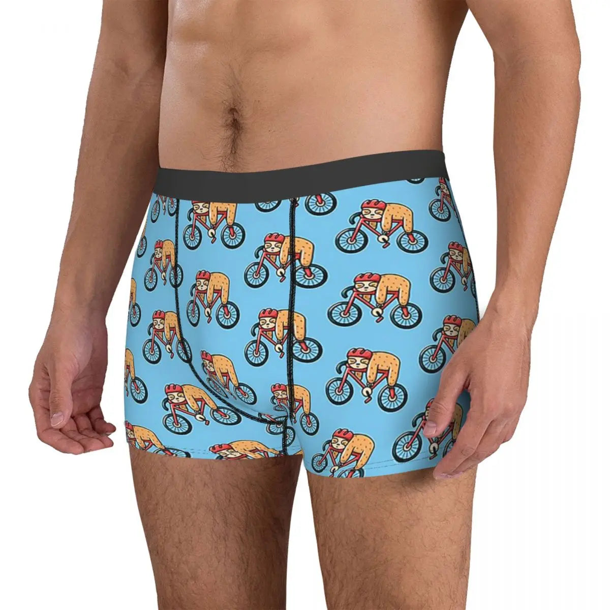 Cycling Sloth Boxer Briefs product photo 4