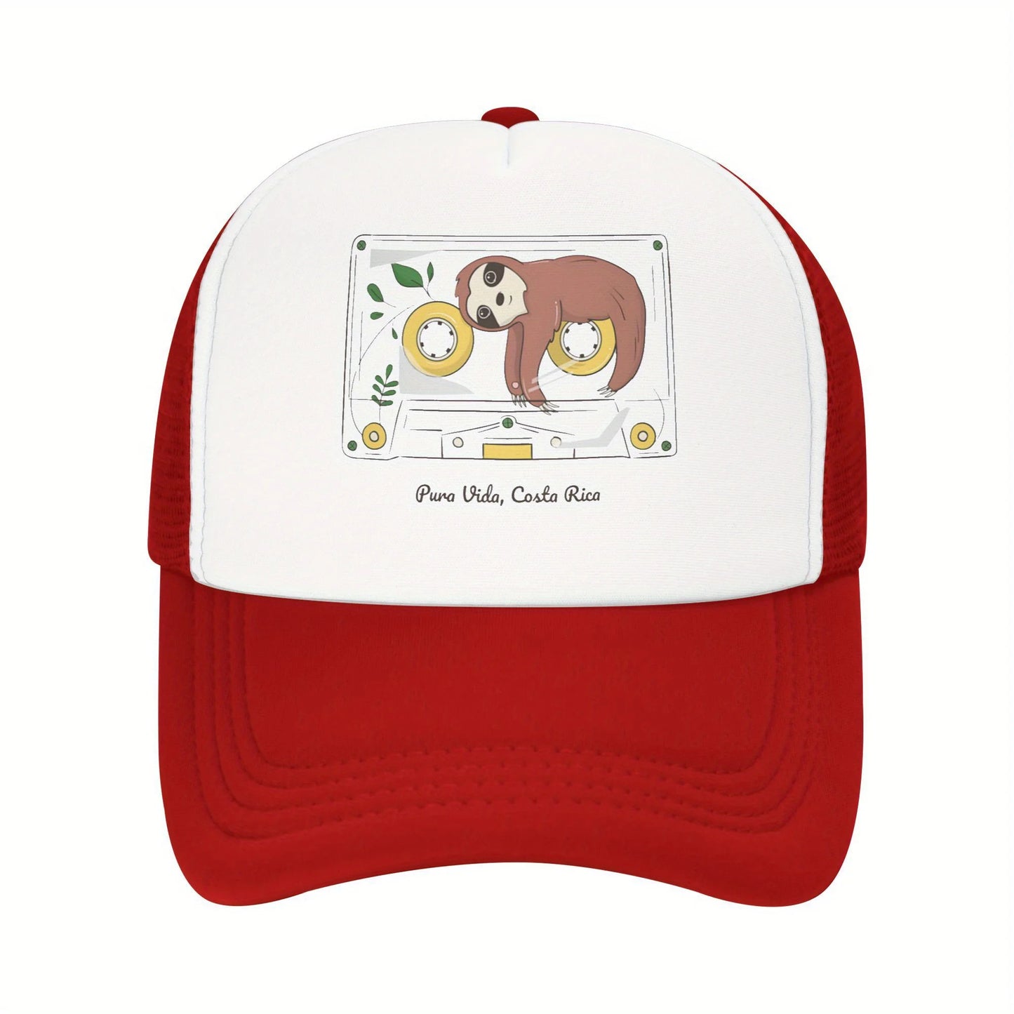 Sloth On Cassette Tape Baseball Cap