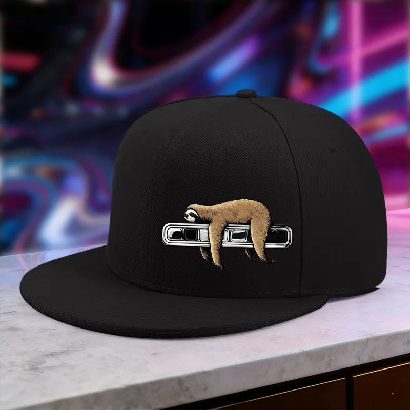 Sloth Printed Adjustable Baseball Cap