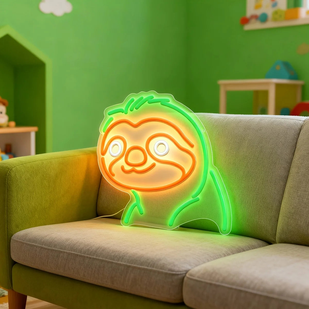 Neon Sloth LED Light
