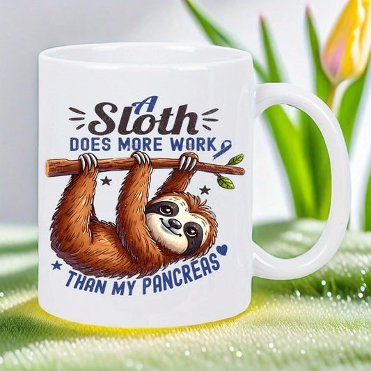 Sloth Does More Work Mug