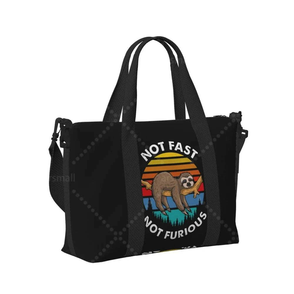 Not Fast Not Furious Sloth Travel Bag