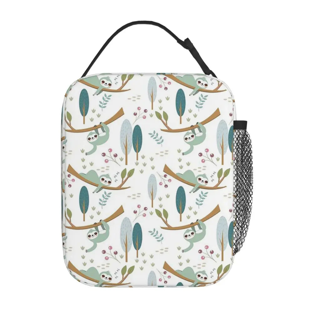 Sleeping Sloth Insulated Lunch Bag