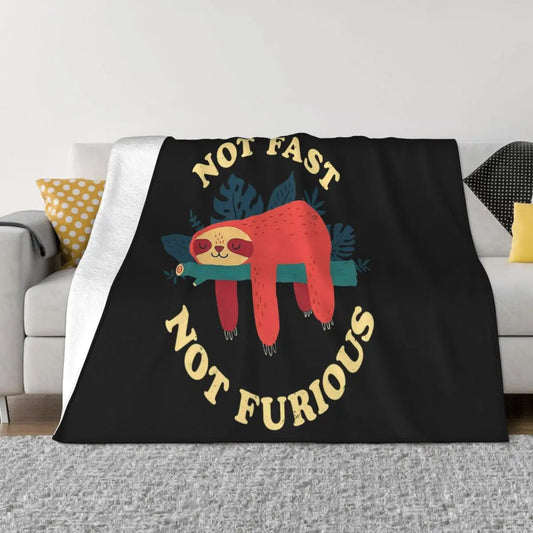 Not Fast Not Furious Blanket