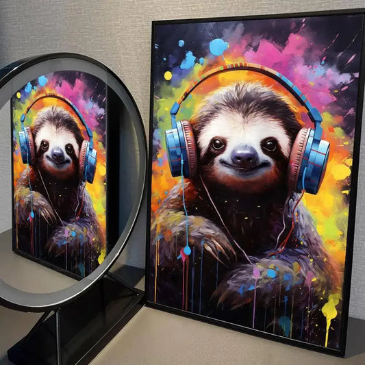 Sloth Poster Wall Art