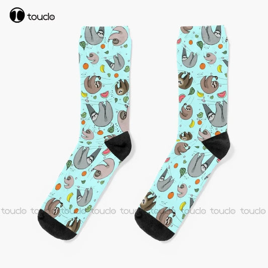 Sloths Blue Socks product photo