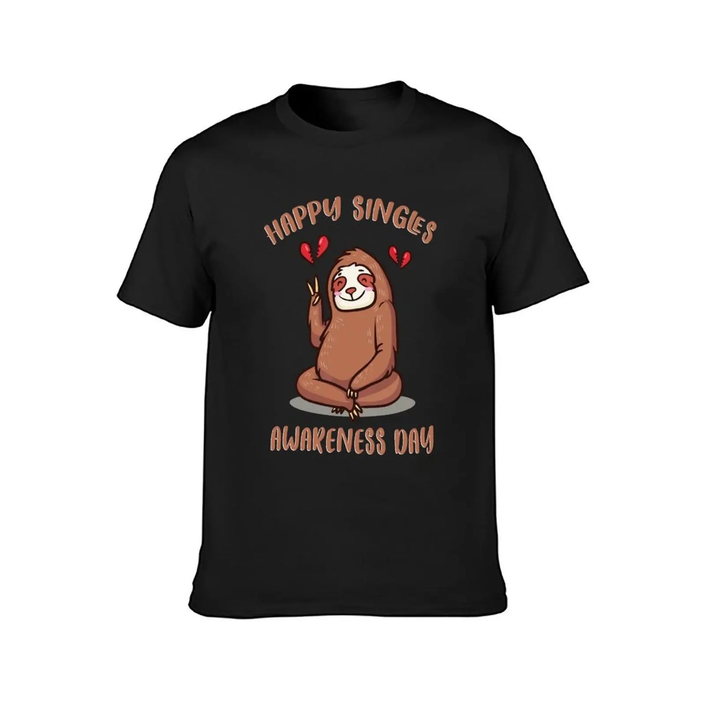 Happy Single Day Sloth T-Shirt