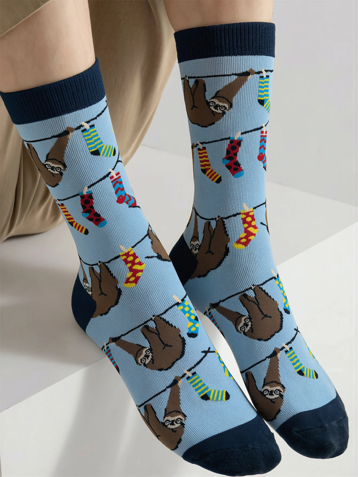 Cute Sloth Socks product photo 3