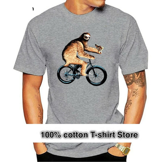 Sloth Riding A Bicycle T-Shirt