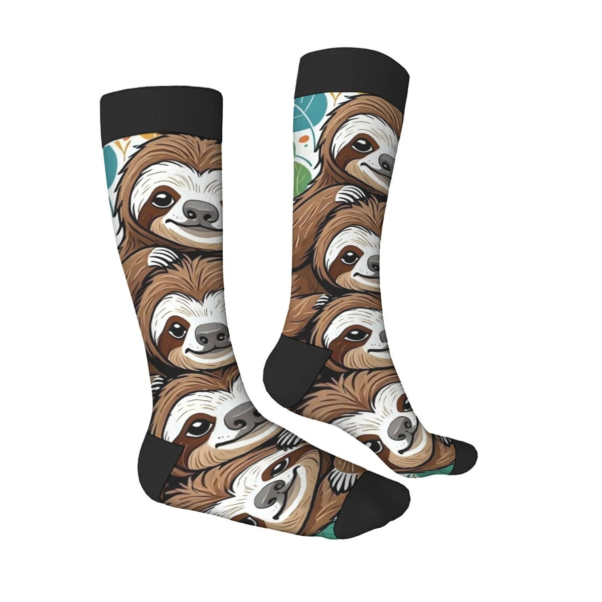 Sloth Face Socks product photo 1