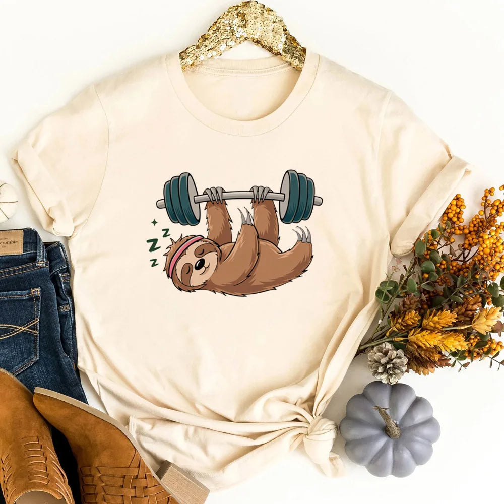 Weight-lifting Sloth T-Shirt