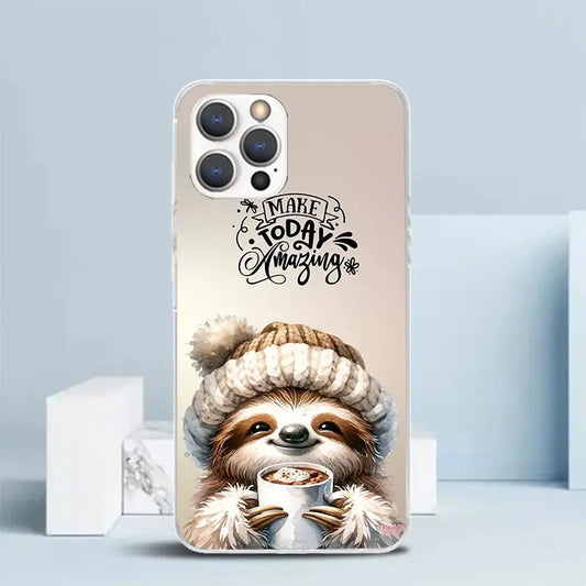 Make Today Amazing Sloth iPhone Case