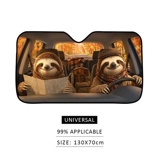 Sloth Car Sunshade product photo 1