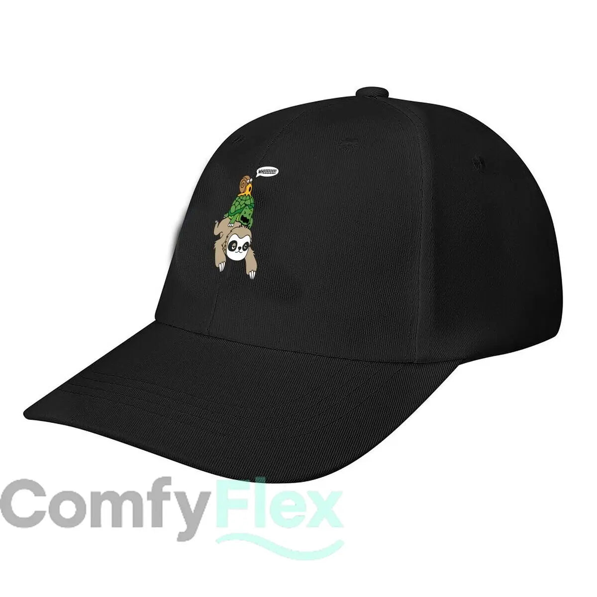 WHEEEEEE Sloth, Turtle & Snail Baseball Cap