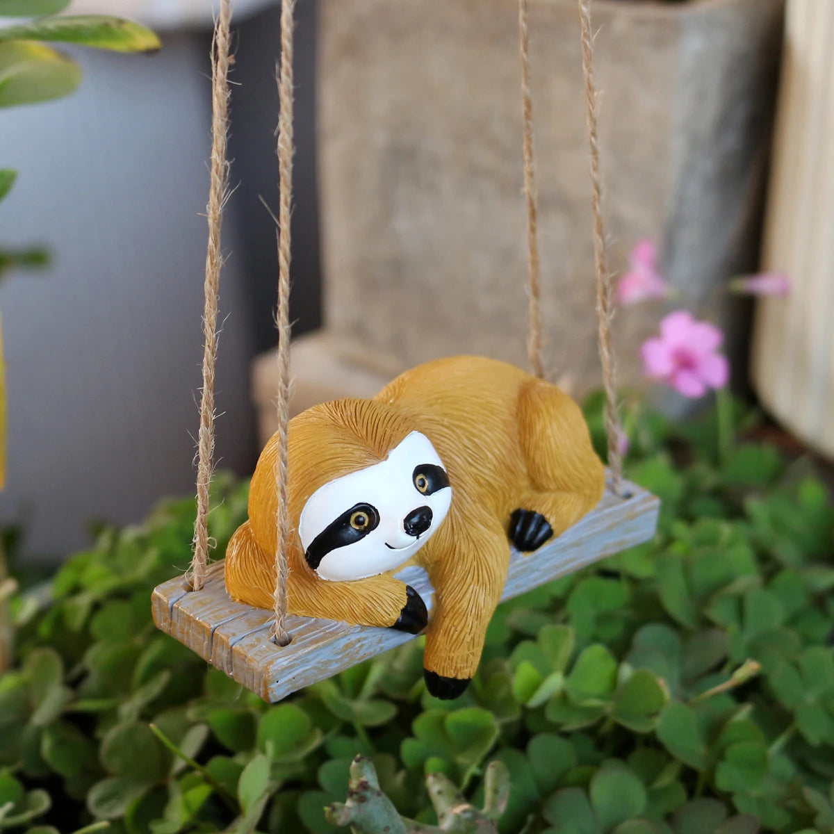 Sloth Laying On A Swing Ornament