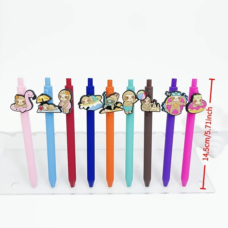 Beach Sloth Pen Toppers
