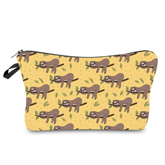 Sleeping Sloth Cosmetic Bag