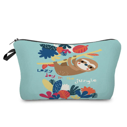 Lazy Day In The Jungle Sloth Cosmetic Bag