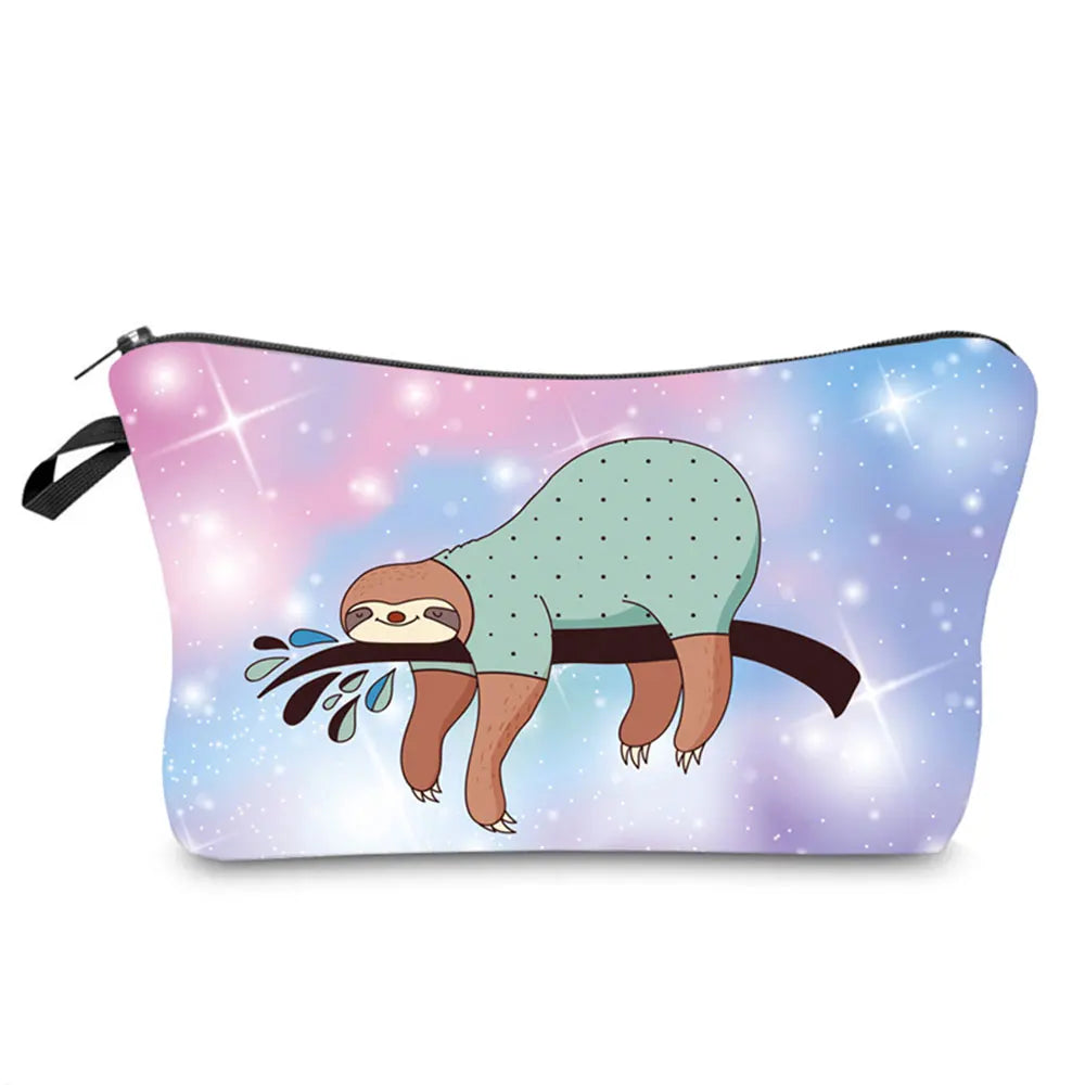 Sleepy Sloth Cosmetic Bag