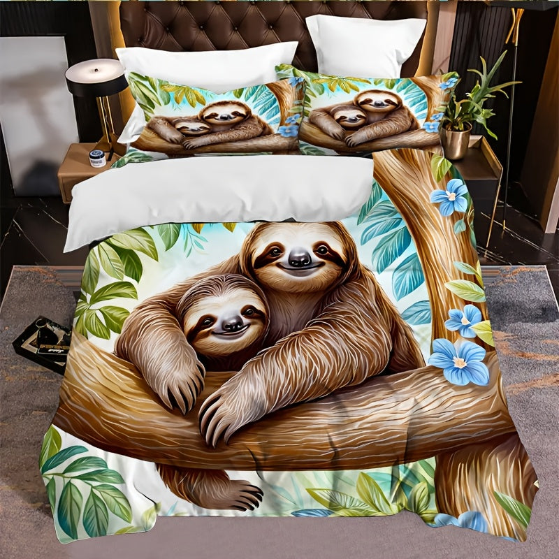 Sloth Tree Bedding Set