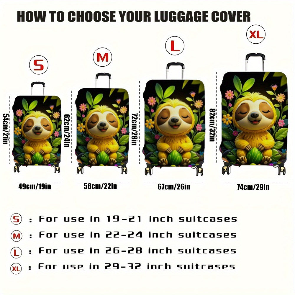 Sloth Luggage Cover