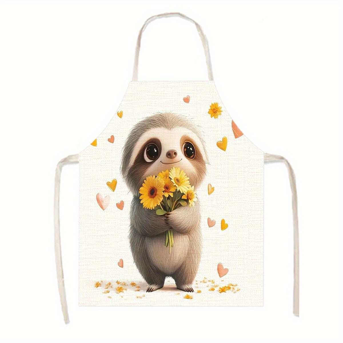 Sunflower Sloth Apron