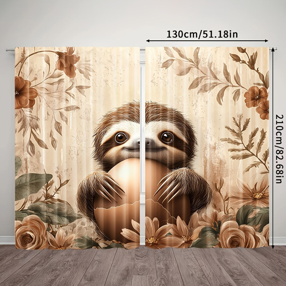 Sloth Curtains