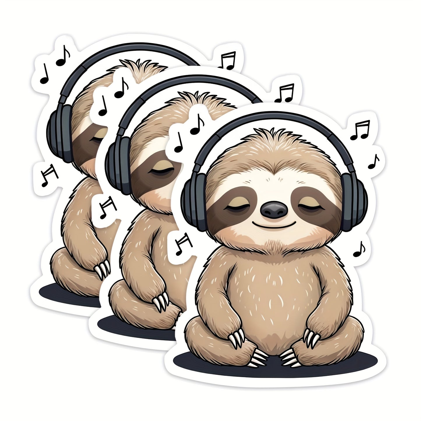 Musical Sloth Stickers