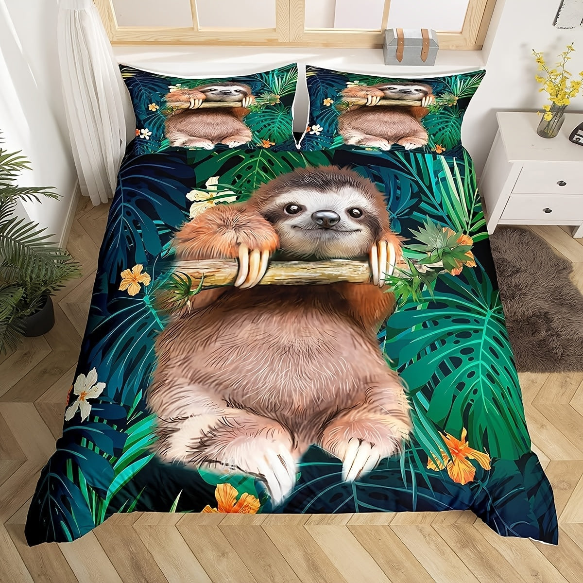 Sloth Bedding Set