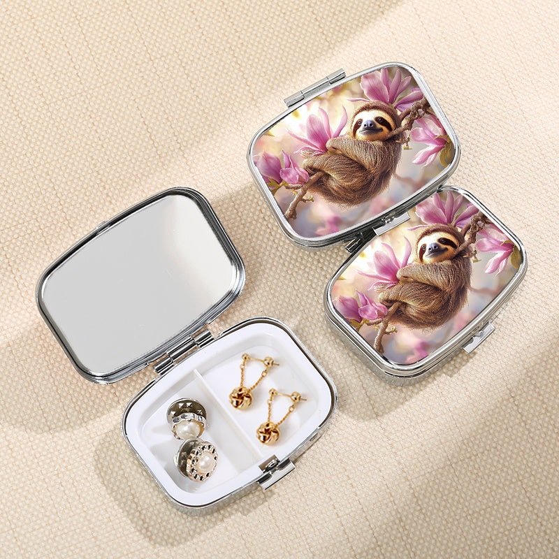 Floral Sloth Jewelry Box