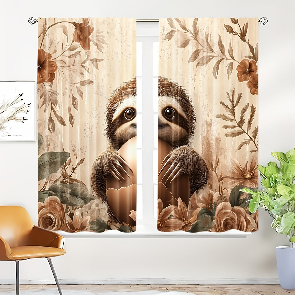 Sloth Curtains